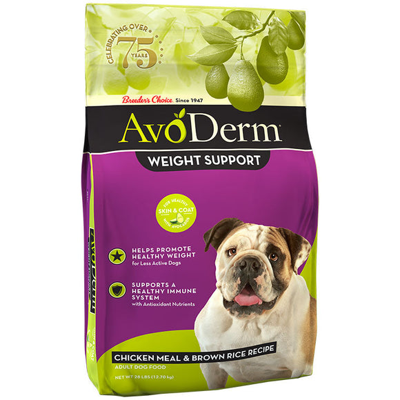 AvoDerm® Weight Support Chicken Meal & Brown Rice Recipe