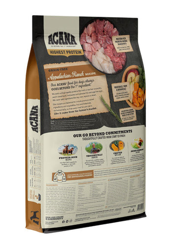 ACANA Highest Protein Appalachian Ranch Recipe Dry Dog Food