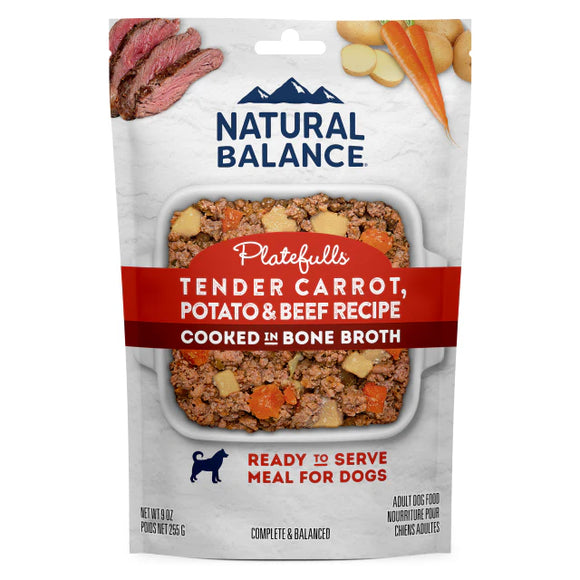 Natural Balance Platefulls Tender Carrot, Potato & Beef Recipe Wet Dog Food