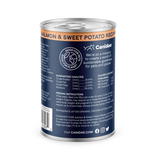 Canidae PURE Grain Free Limited Ingredient Salmon and Sweet Potato Recipe Wet Dog Food