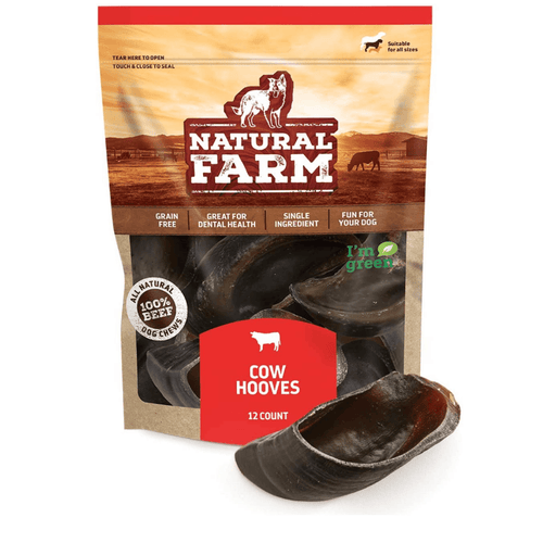 Natural Farm Cow Hoof Treats for Dogs