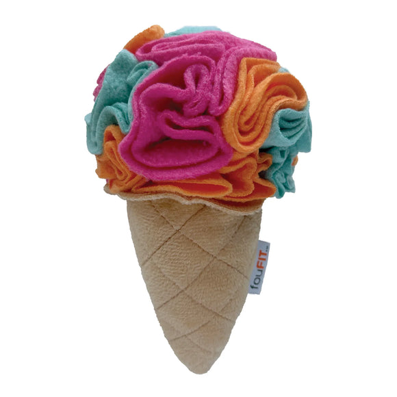 Foufou Hide 'n Seek Ice Cream Snuffle Dog Toy