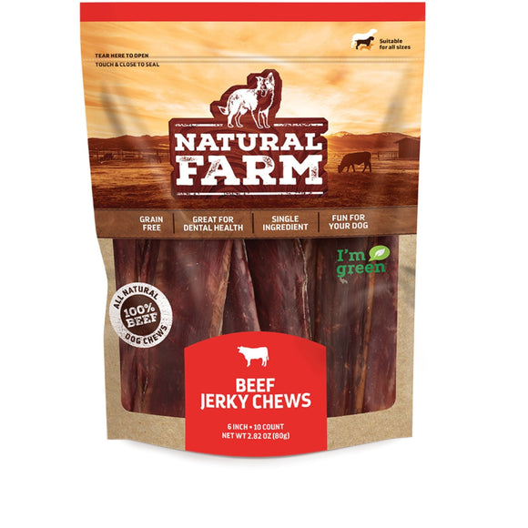 Natural Farm Beef Jerky for Dogs