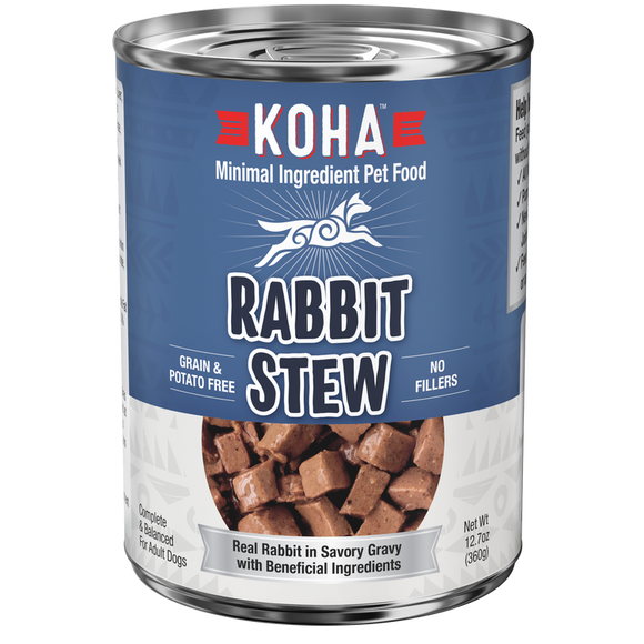 Koha Minimal Ingredient Rabbit Stew for Dogs