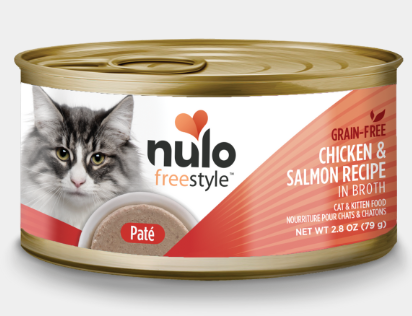 Nulo Freestyle Cat & Kitten Chicken & Salmon Recipe In Broth