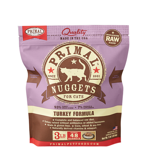 Primal Pet Foods Feline Raw Frozen Nuggets