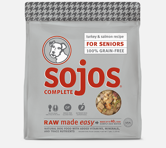 Sojos Complete Senior Food Turkey & Salmon Recipe Dog Food