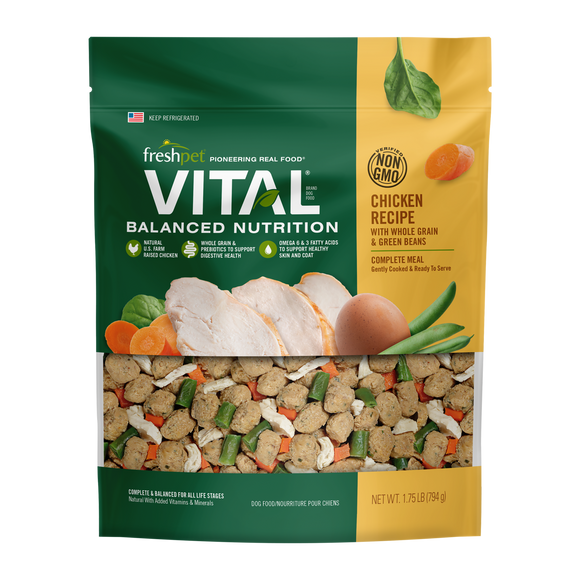 Freshpet Vital® Balanced Nutrition Chicken Recipe with Whole Grain & Green Beans Dry Dog Food