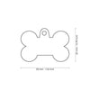 MyFamily Basic Handmade Small Pink Bone ID Tag