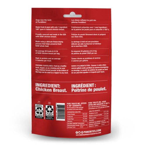 PureBites Freeze Dried Chicken Breast Dog Treats