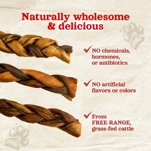 Natural Farm Braided Collagen Sticks