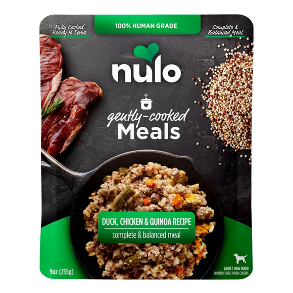 Nulo Gently-Cooked Meals Duck & Quinoa Recipe