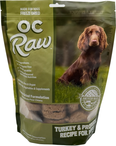 Oc Raw Dog Turkey & Produce Freeze Dried Sliders