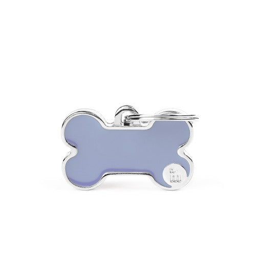 MyFamily Basic Handmade Small Lilac Bone ID Tag