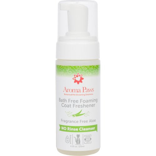 Aroma Paws Bath Free Foaming Coat Freshener- Fragrance Free Aloe