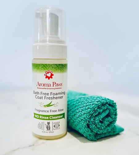 Aroma Paws Bath Free Foaming Coat Freshener- Fragrance Free Aloe