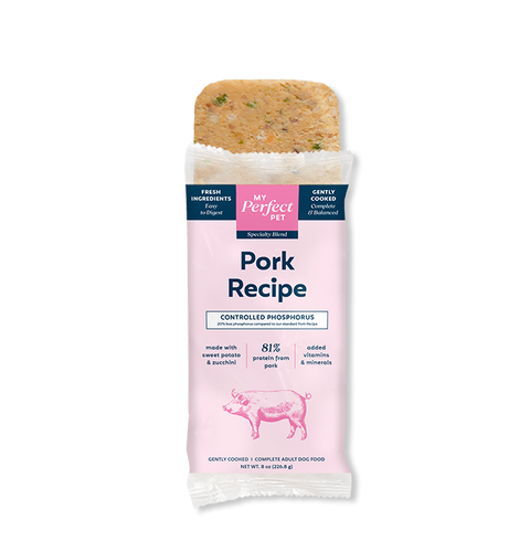 My Perfect Pet Pork Controlled Phosphorus Specialty Diet Frozen Dog Food