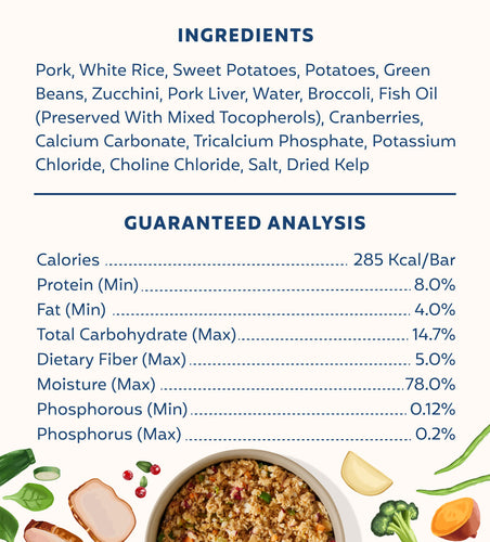 My Perfect Pet Pork Controlled Phosphorus Specialty Diet Frozen Dog Food